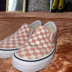 Vans dusty pink shoes